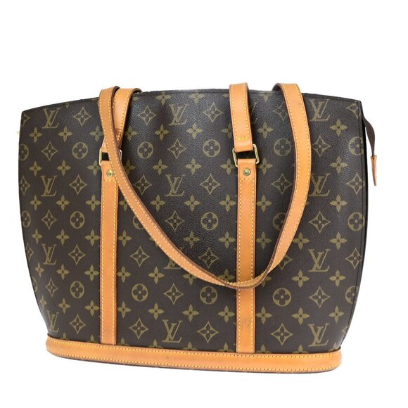 LOUIS VUITTON BABYLONE Shoulder Bag Monogram Leather Brown France - Picture 1 of 13